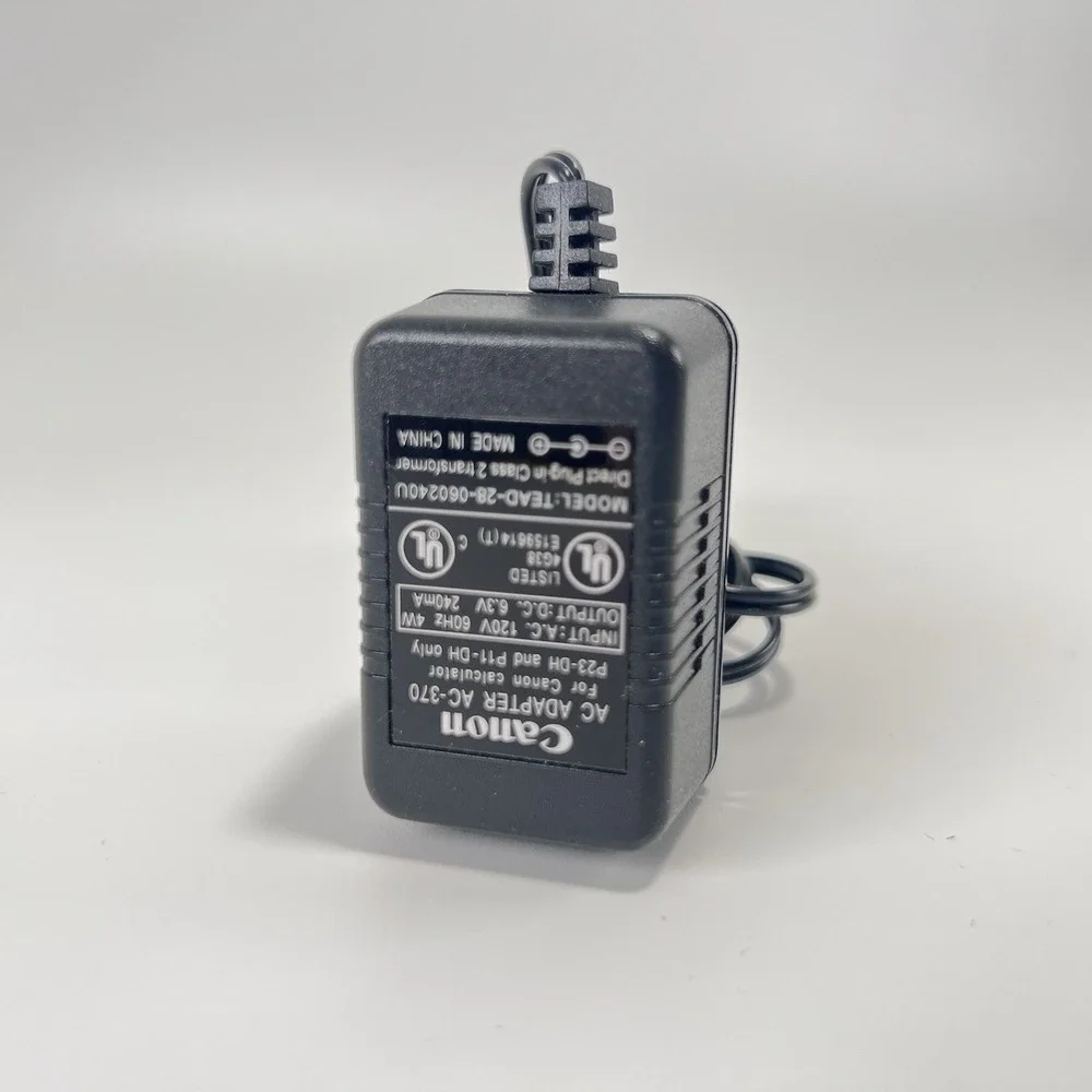 Canon Genuine AC Power Adapter AC-370 6.3v 240mA‎ For P23-DH P11-DH